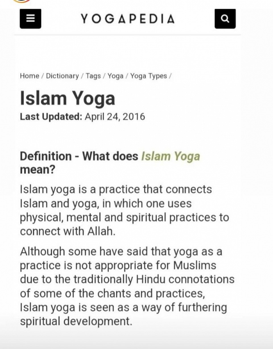 Islam Yoga created by Dr. Prof. Wafaa Yedisu